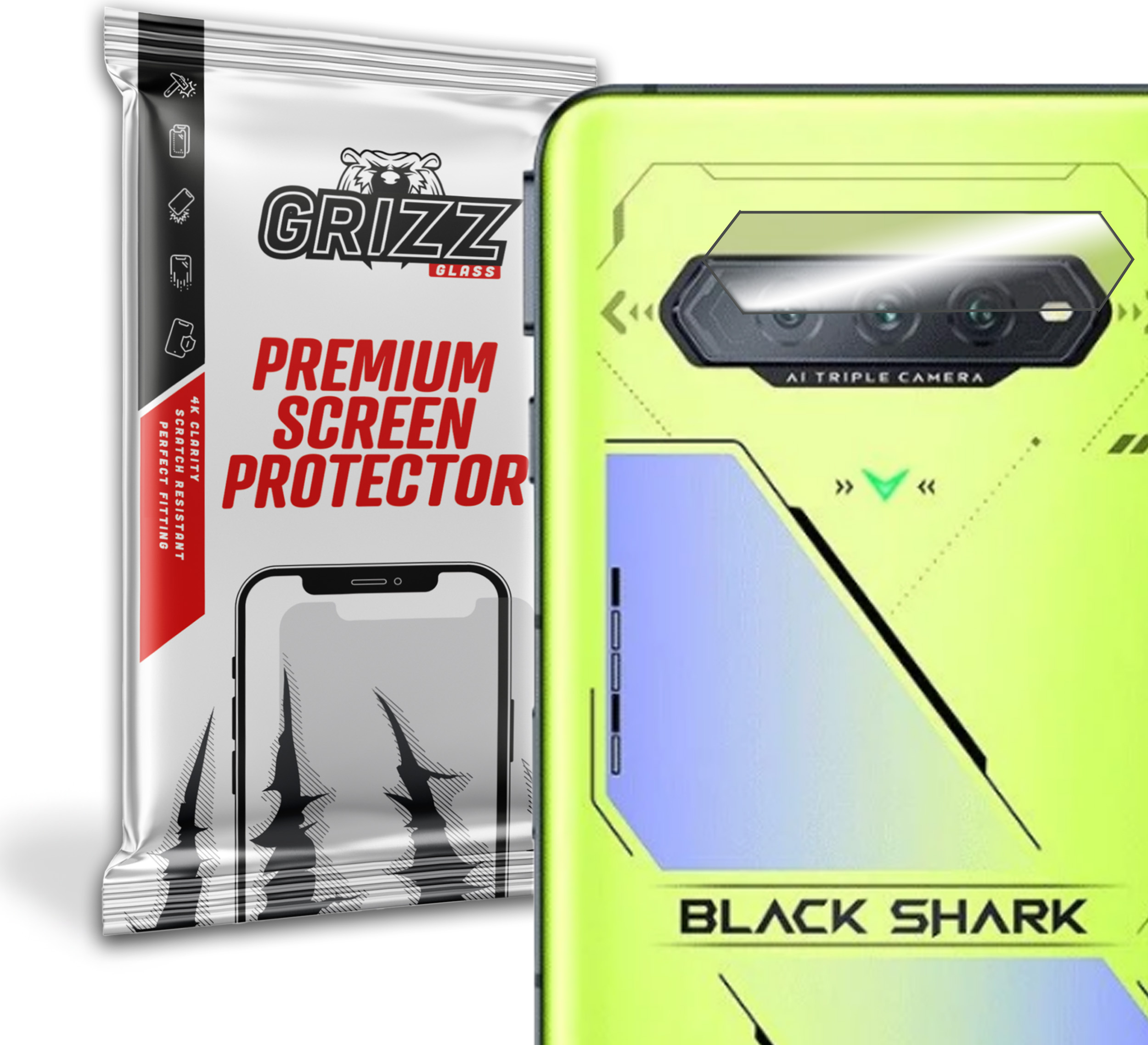 GrizzGlass HybridGlass Camera Xiaomi BlackShark 5RS