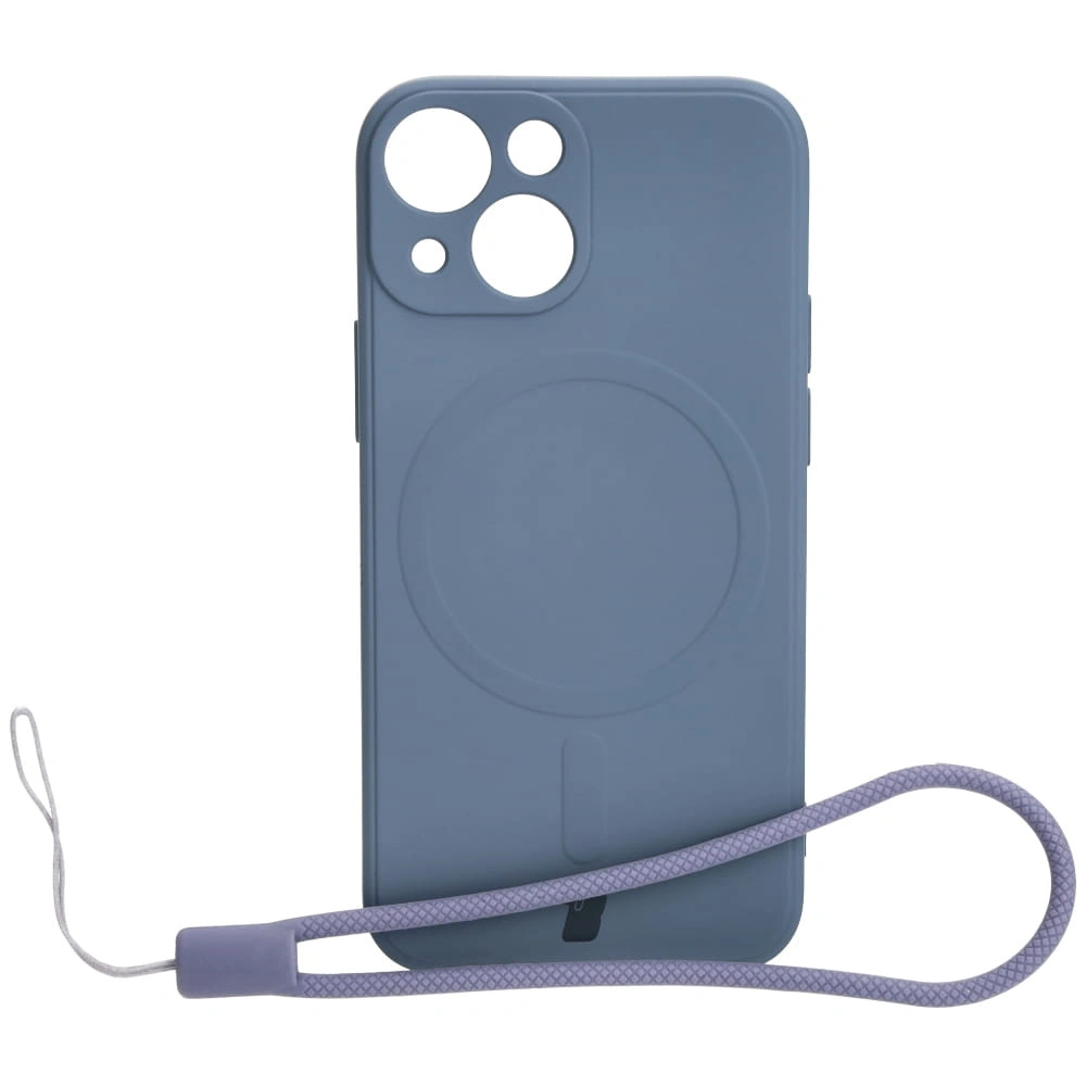 Bizon Case Silicone MagSafe Sq Apple iPhone 13 Mini grey