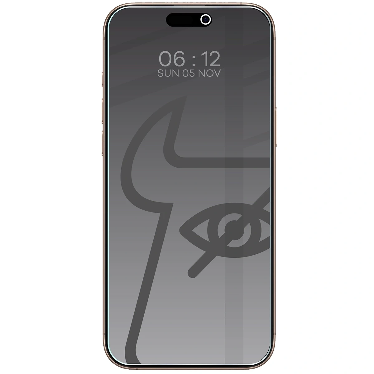 Prywatyzujące szkło hartowane Bizon Glass Clear Shadow do Apple iPhone 16 Pro Max przyciemniane [2 PACK]