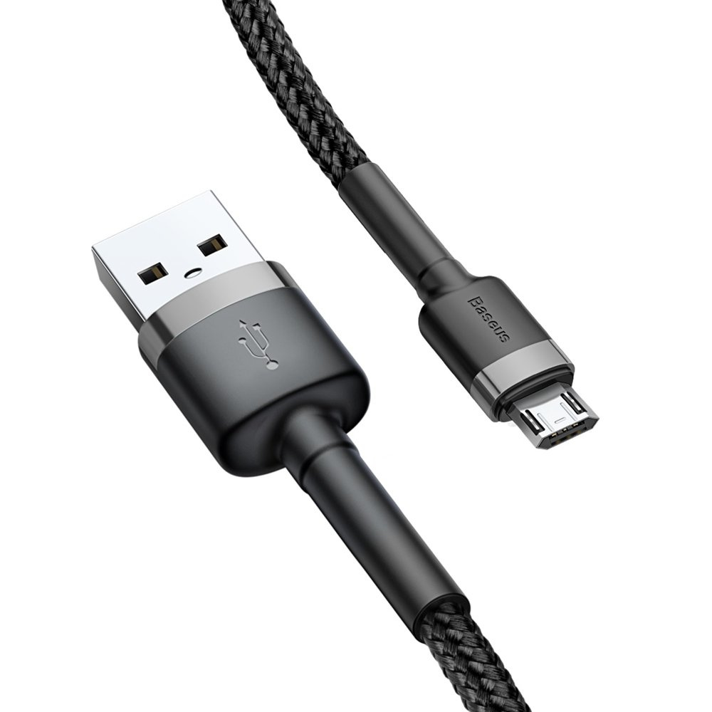 Baseus Cafule USB-A/microUSB Cable 2A 3M black-gray