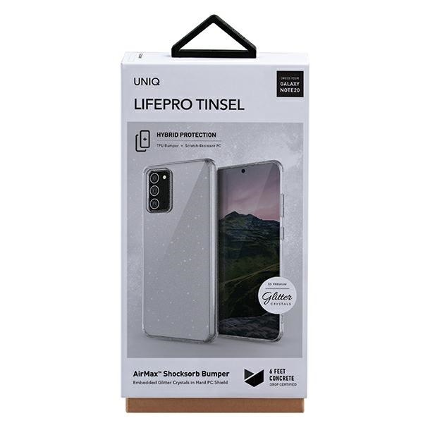 UNIQ LifePro Tinsel Samsung Galaxy Note 20 lucent clear