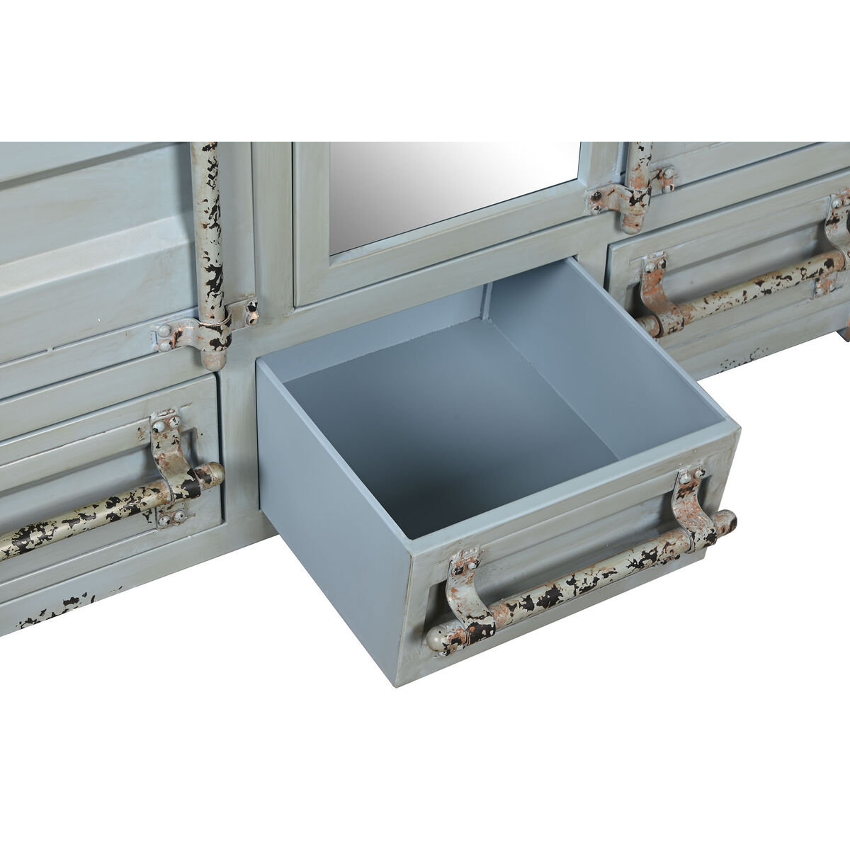 Cupboard Home ESPRIT Turquoise Sky blue 112 x 46 x 174 cm Cupboard Home ESPRIT Turquoise Sky blue 112 x 46 x 174 cm