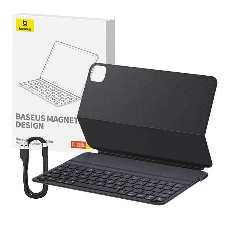 Baseus Brilliance Apple iPad Air 10.9 2020/2022 (4th, 5th gen) magnetic keyboard case (black)