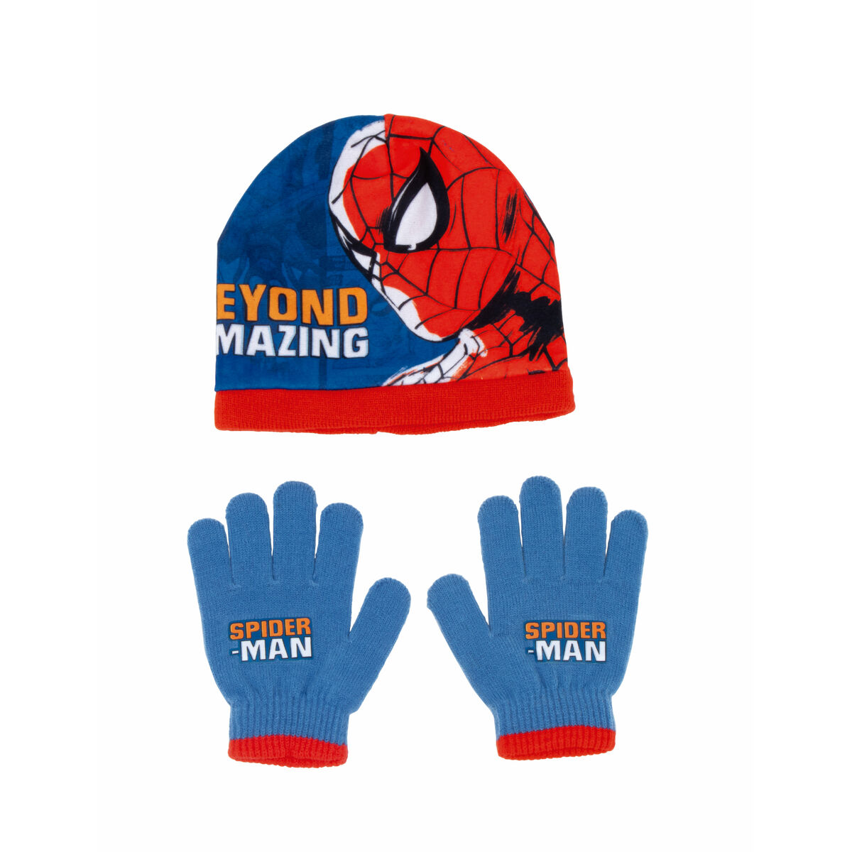Hat & Gloves Spiderman Great power