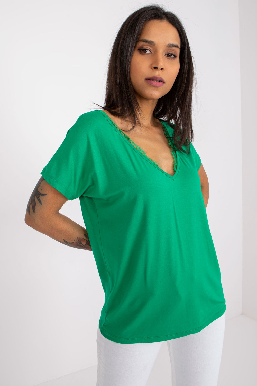 T-shirt model 164702 BFG  green  T-shirt model 164702 BFG  green