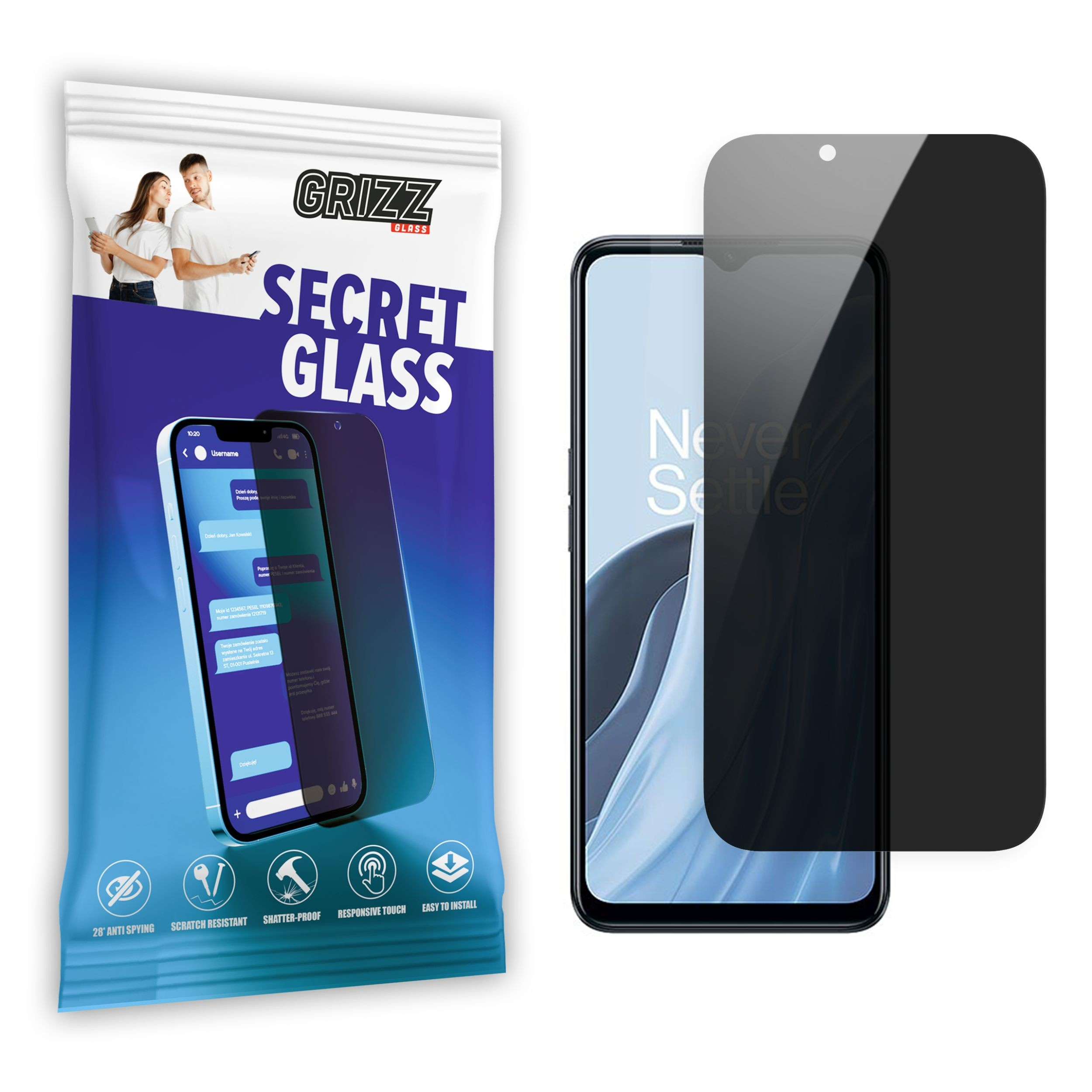 GrizzGlass SecretGlass OnePlus Nord N300