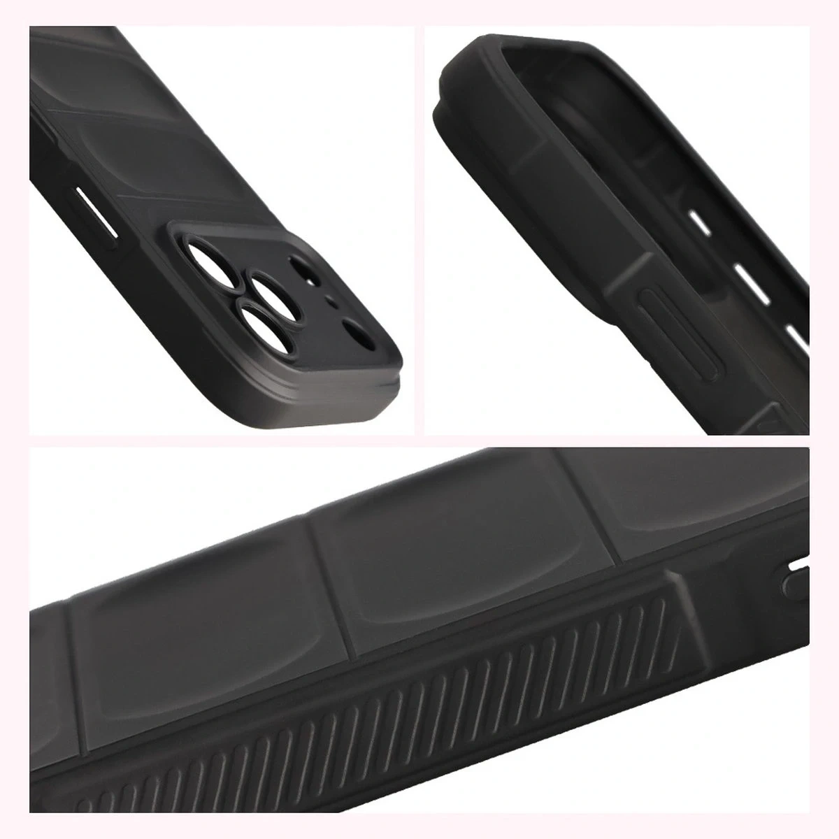 Pancerne etui Bizon Case Tur do Apple iPhone 17 Pro Max czarne