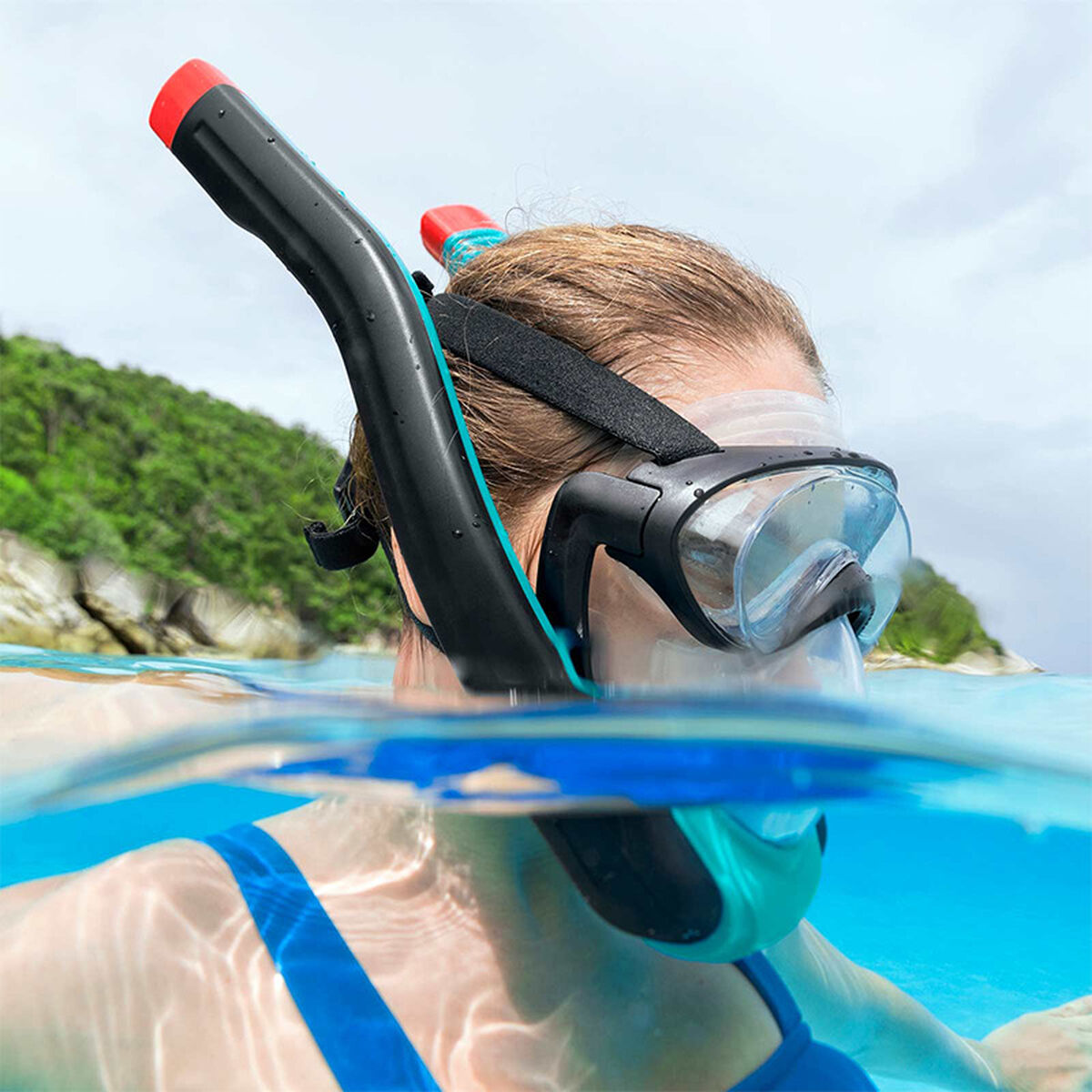Snorkel Goggles and Tube for Children Bestway L/XL Blue (1 Unit) Snorkel Goggles and Tube for Children Bestway L/XL Blue (1 Unit)
