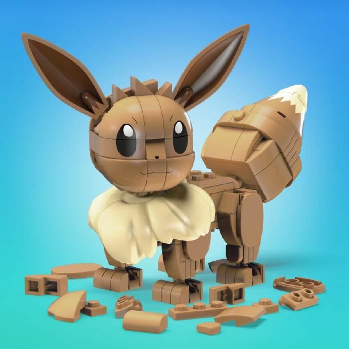 Przegubowa Figura Mega Construx  Eevee Medium + 7 lat 215 Części