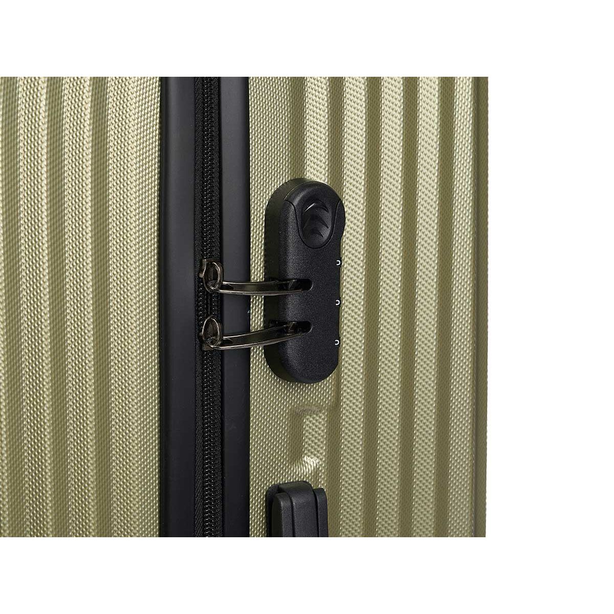 Cabin suitcase Green 38 x 57 x 23 cm Stripes