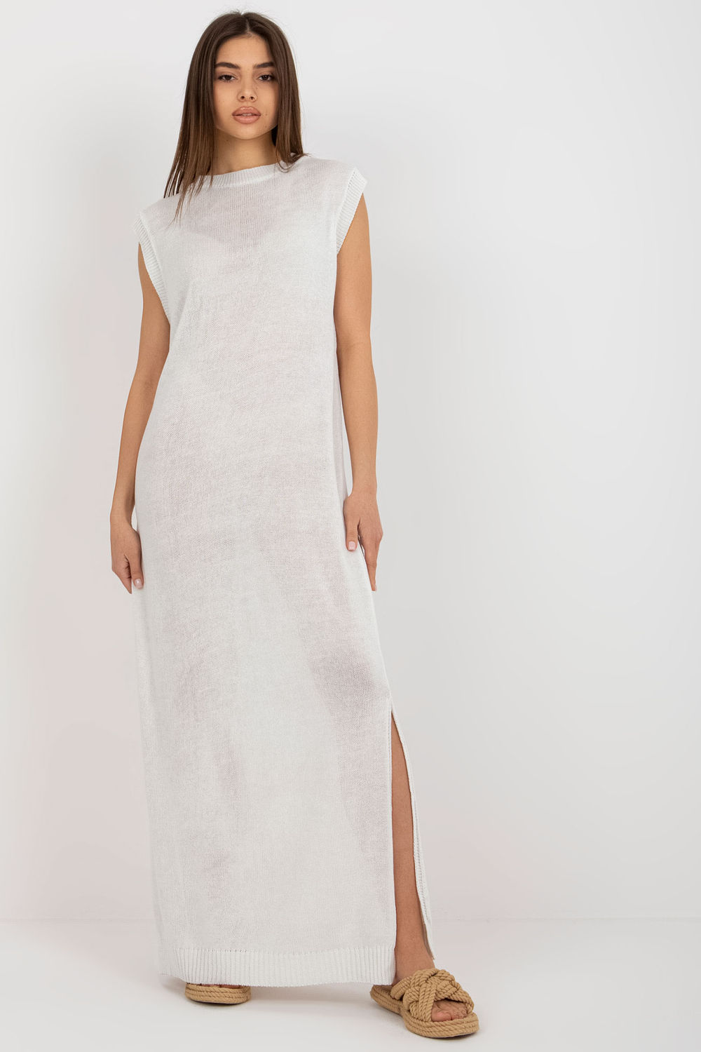  Beach Dress model 181538 Badu  white