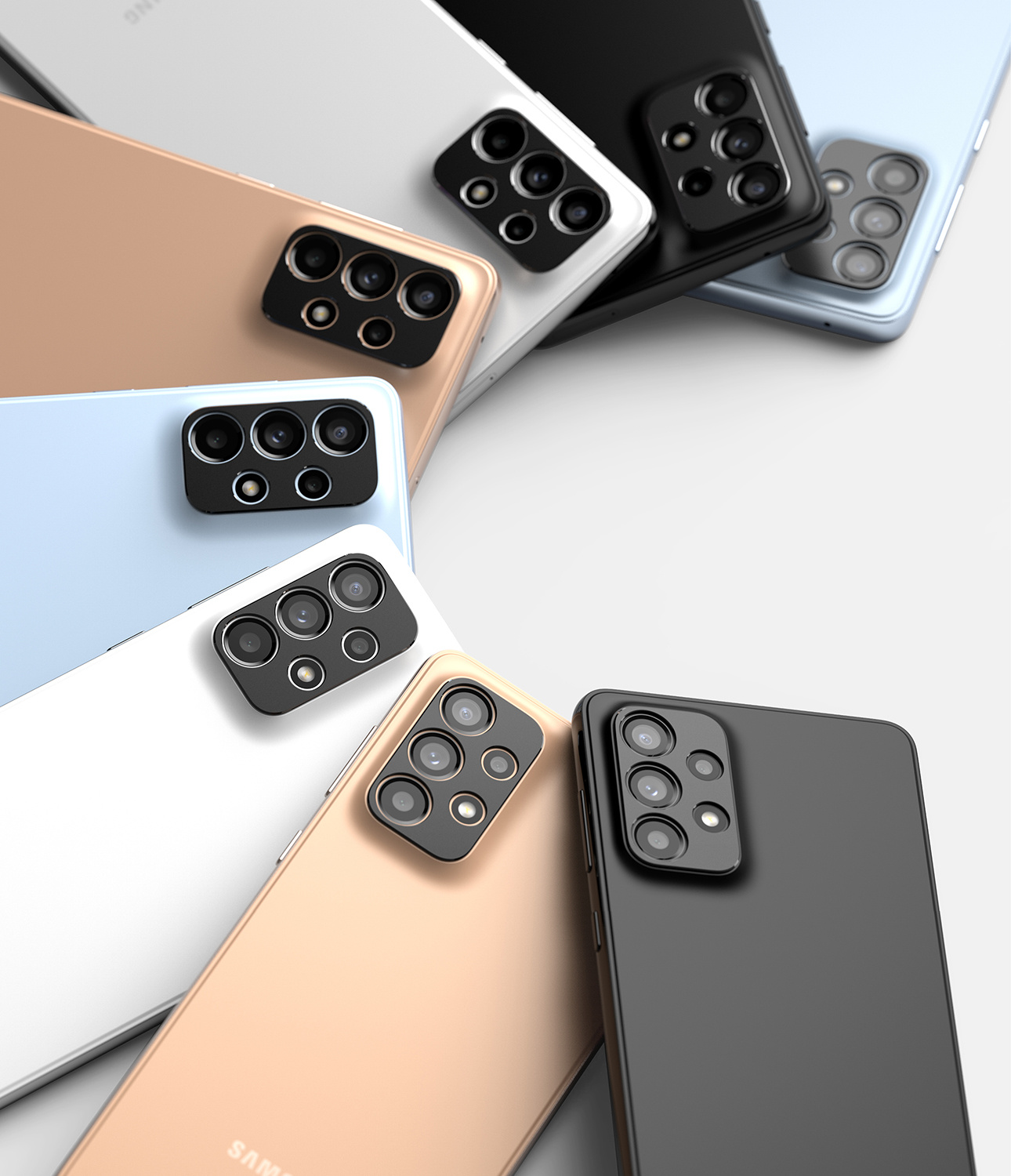 Ringke Camera Styling Samsung Galaxy A73 5G/A53 5G/A33 5G Black