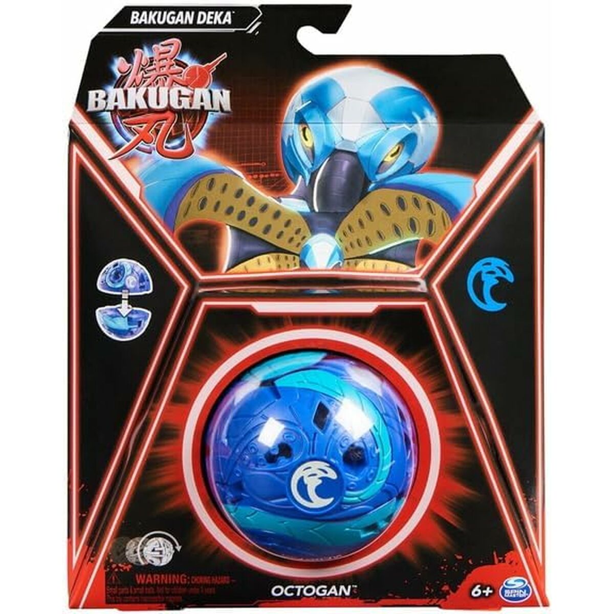 Spinning Top Bakugan Deka Inglés, Alemán