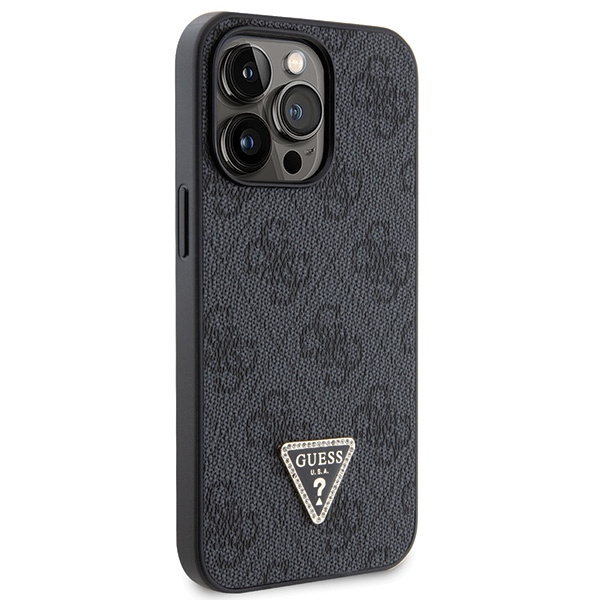 Guess GUHCP13LP4TDSCPK Apple iPhone 13/13 Pro hardcase Crossbody 4G Metal Logo black