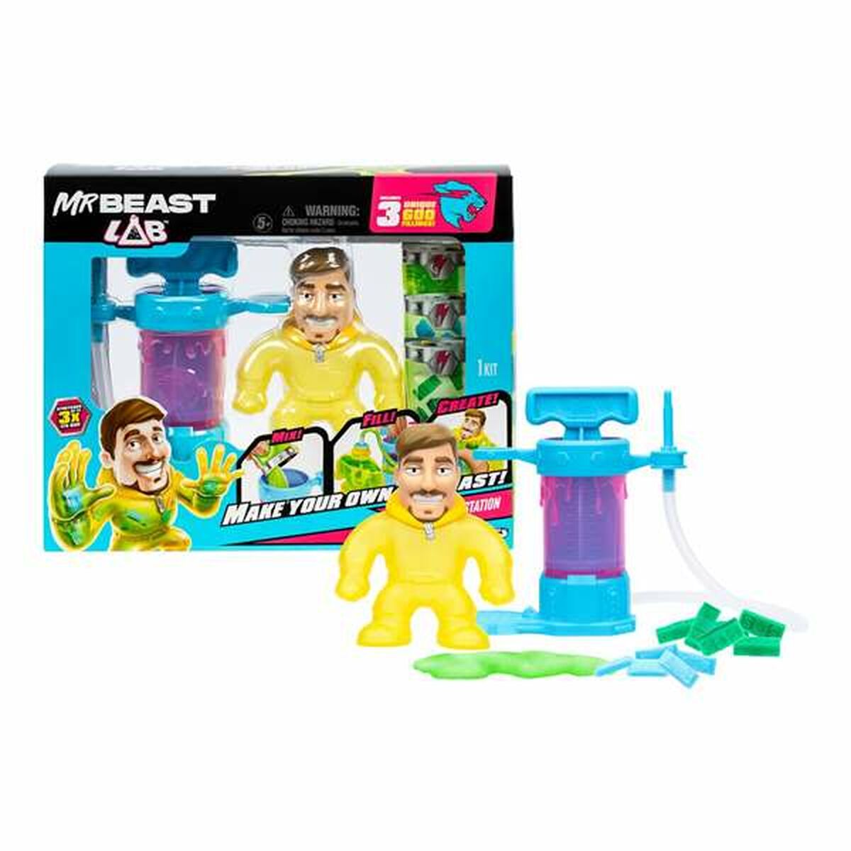 Action figure Famosa Jimmy Mr Beast