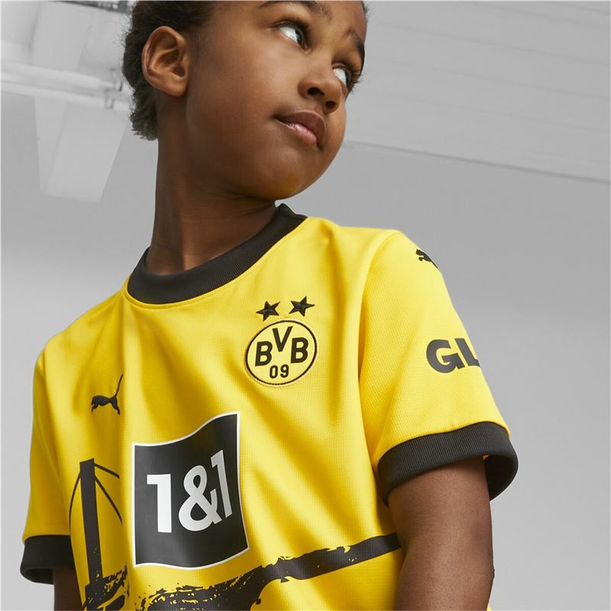 Children's Short Sleeved Football Shirt Puma Borussia Dortmund