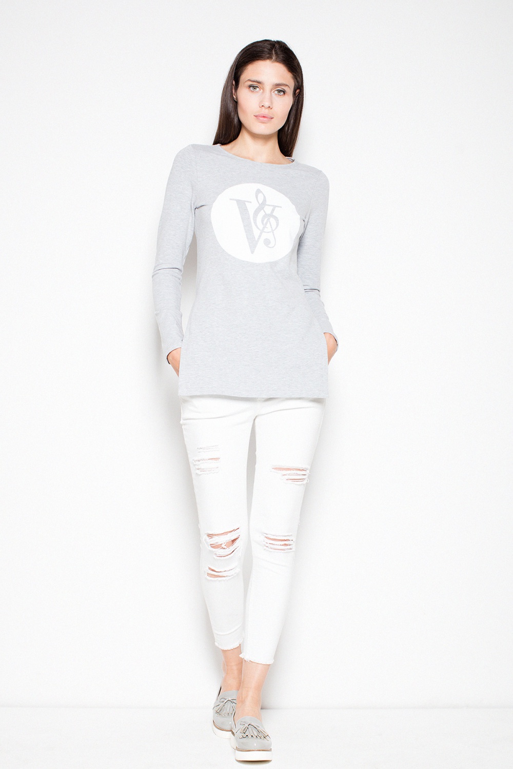  Sweatshirt model 77518 Venaton  grey