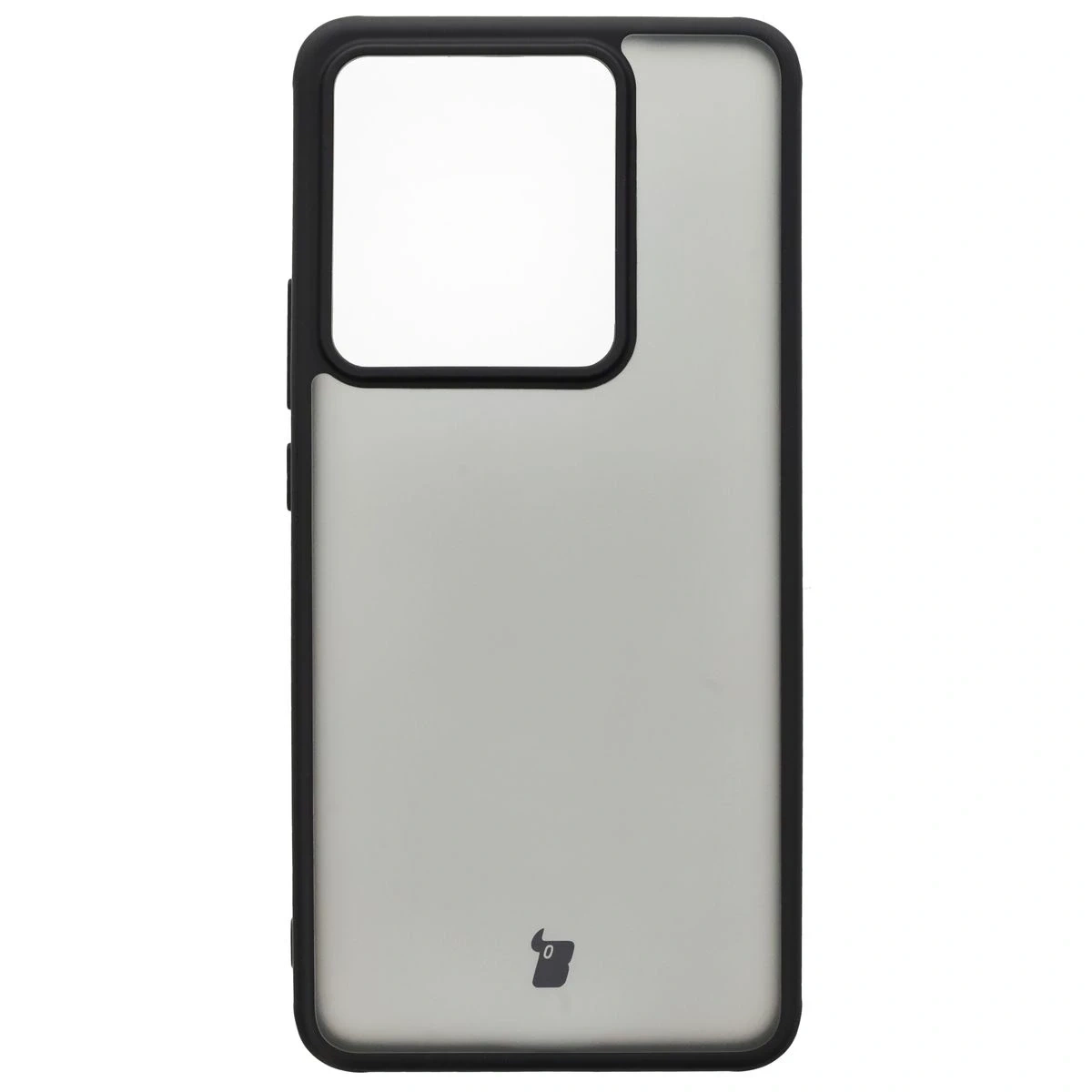 Etui Bizon Case Angelo do Realme GT 7 / 7T przydymione z czarną ramką