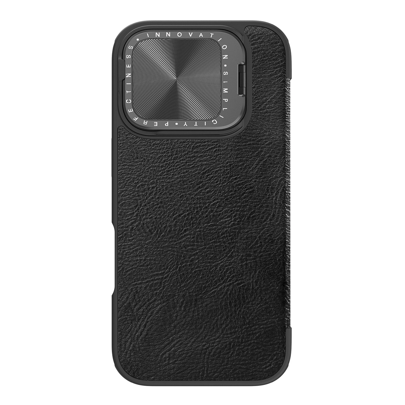 Nillkin Qin Prop Leather Case Apple iPhone 16 Pro Max black