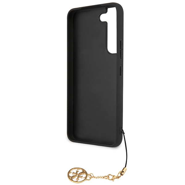 Guess GUHCS23SGF4GBR Samsung Galaxy S23 brown hardcase 4G Charms Collection