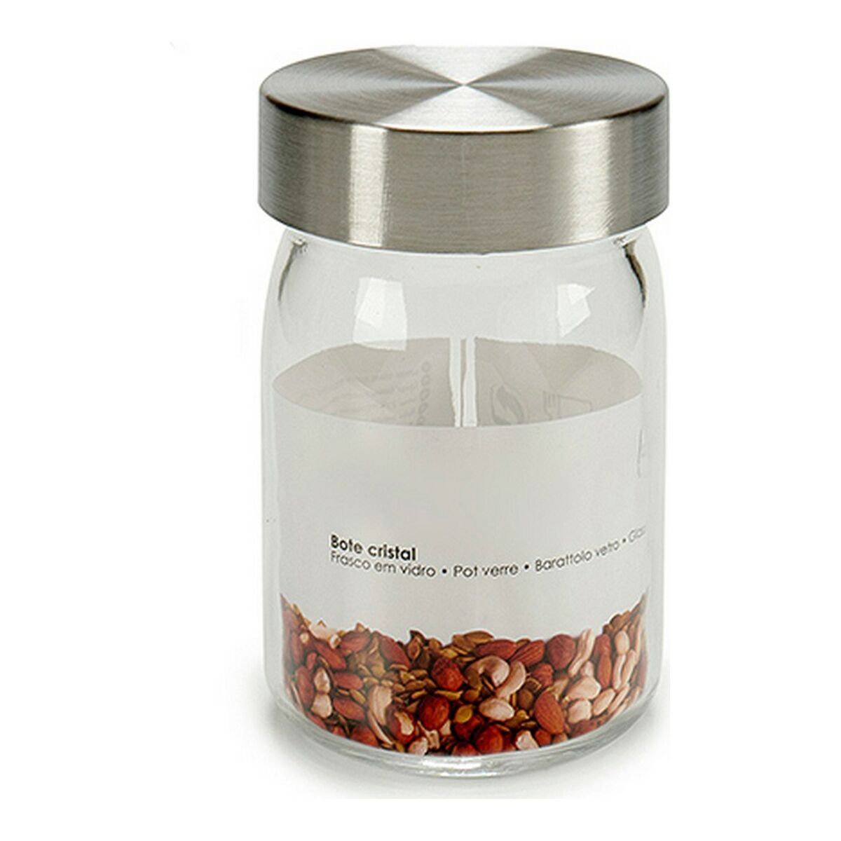 Glass Jar Vivalto (230 ml) (7 x 11 x 7 cm)