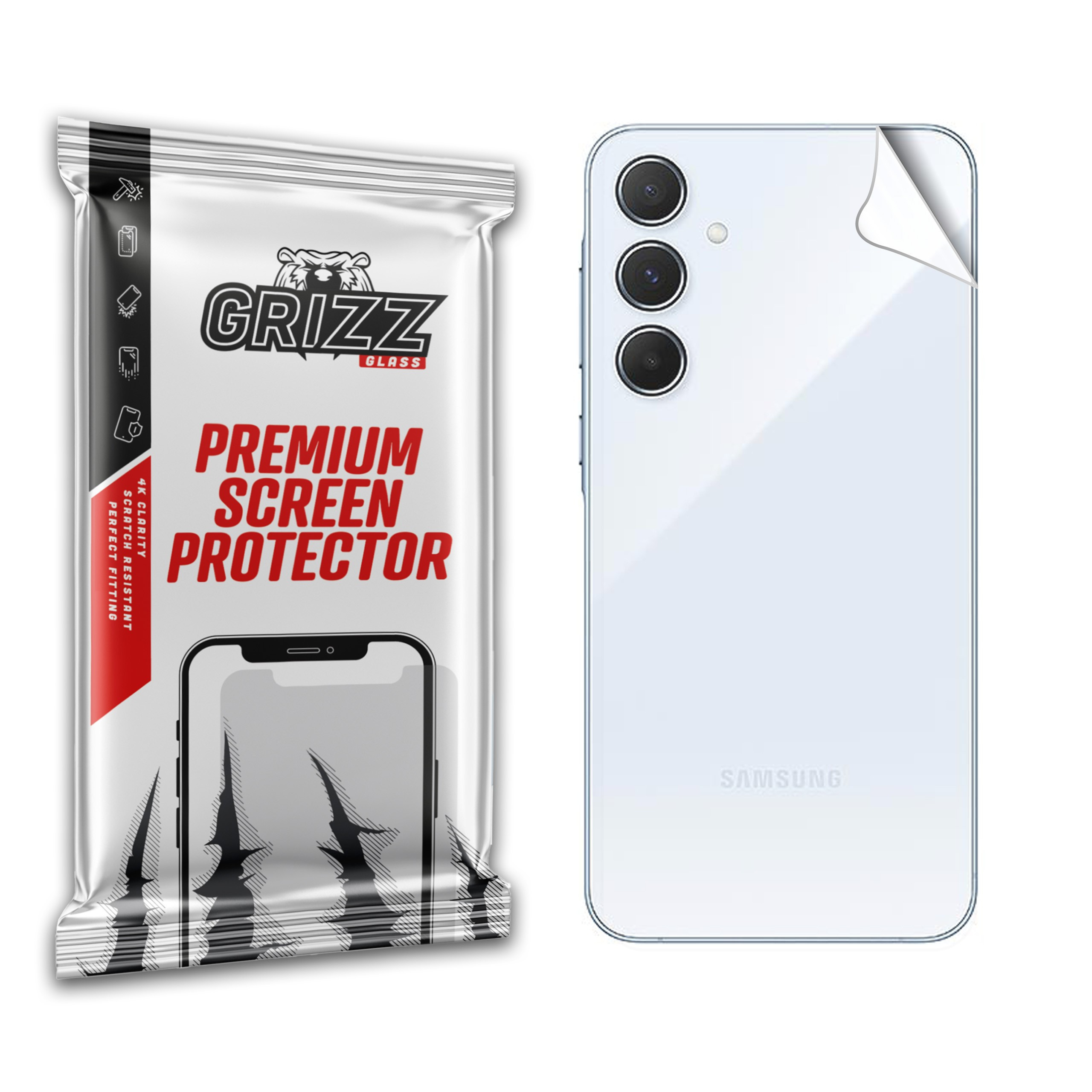 GrizzGlass UltraSkin Samsung Galaxy A55