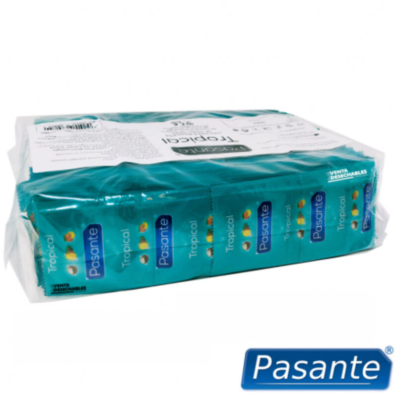 PASANTE CONDOMS TROPICAL BAG 144 UNITS