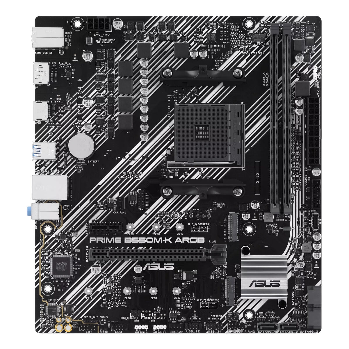 Motherboard Asus AMD AM4 AMD B550 AMD