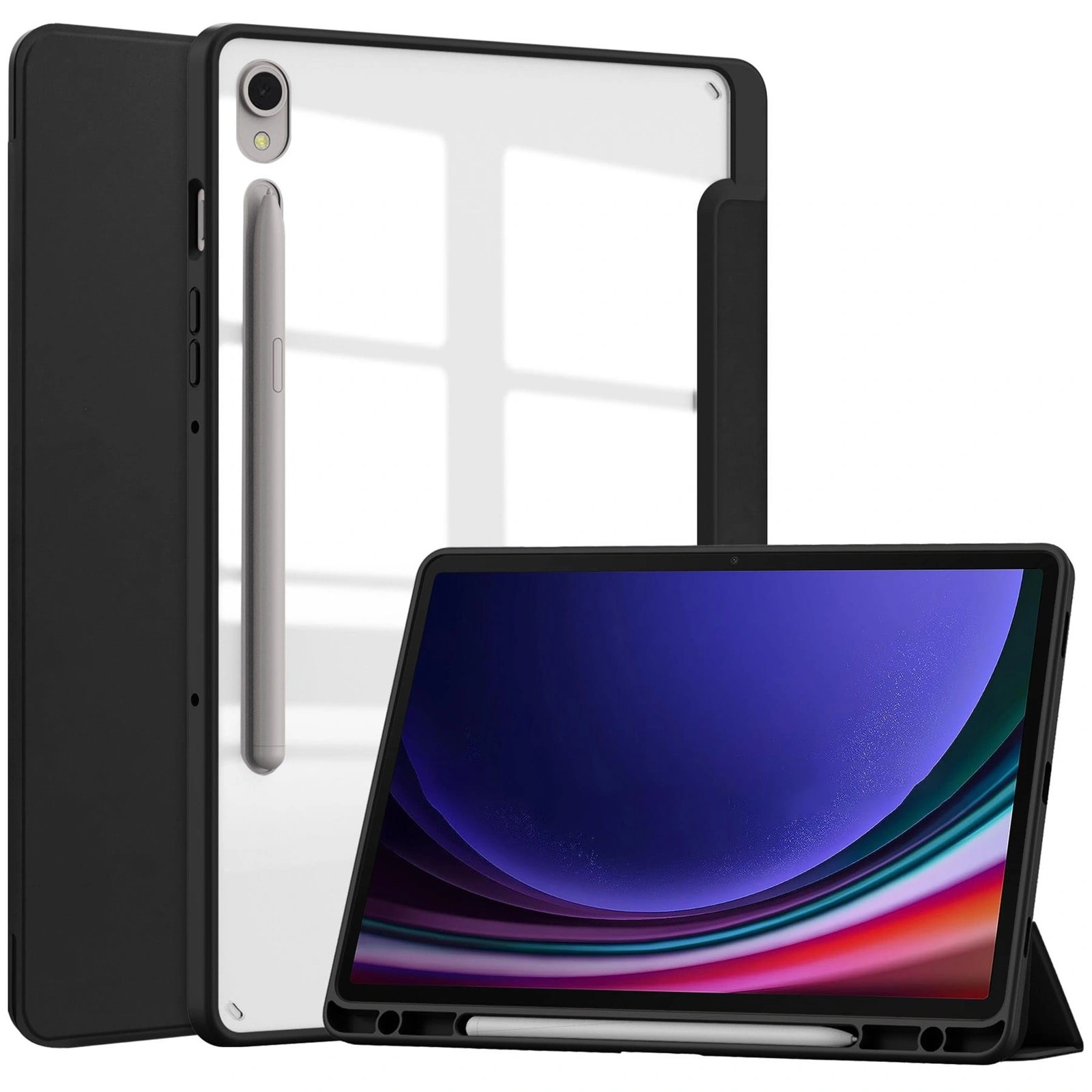 Bizon Case Tab Clear Matt Samsung Galaxy Tab S9 black