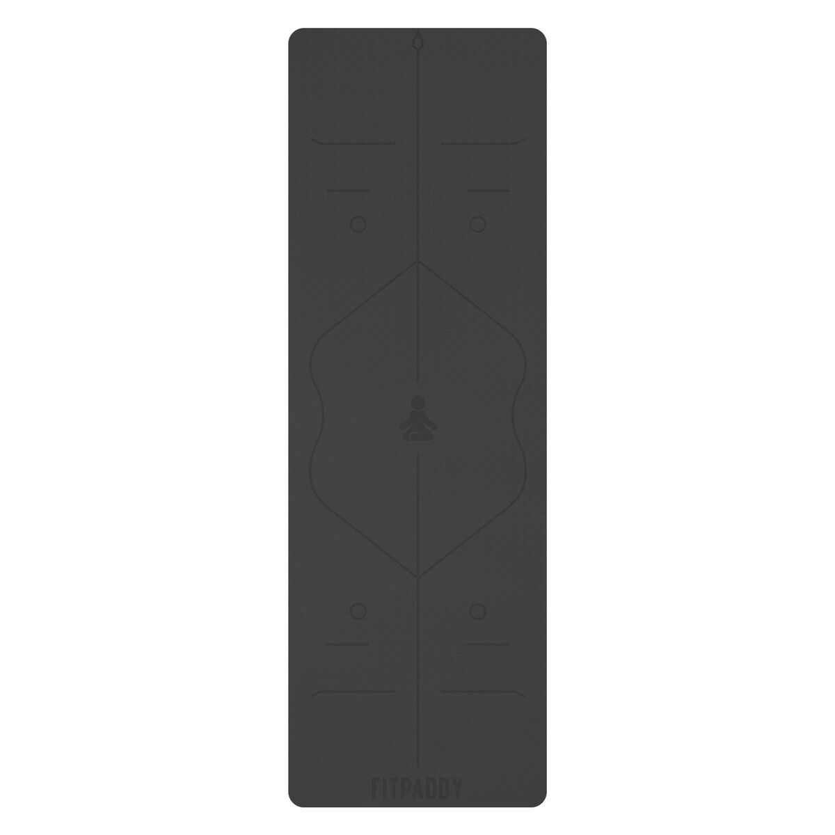 Yoga Mat Fitpaddy Black