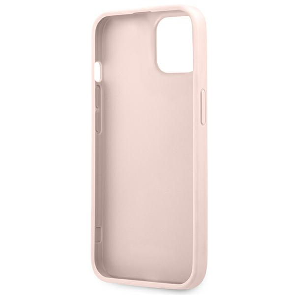 Guess GUHCP13M4GMGPI Apple iPhone 13 pink hardcase 4G Big Metal Logo