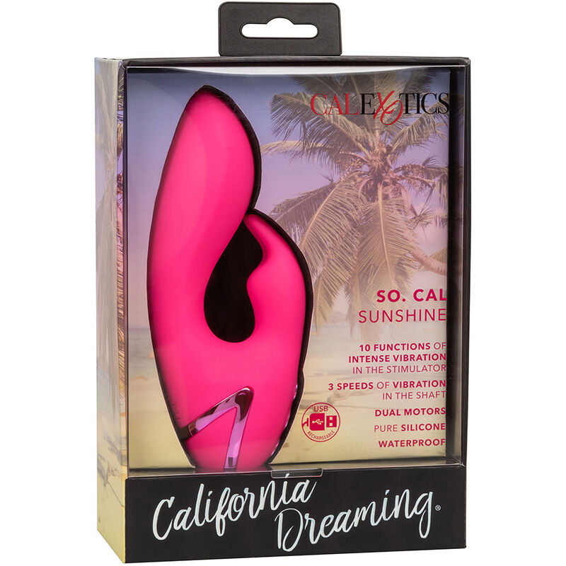 CALIFORNIA EXOTICS - SO. CAL SUNSHINE VIBRATOR RABBIT FUCHSIA BY CALIFORNIA DREAMING