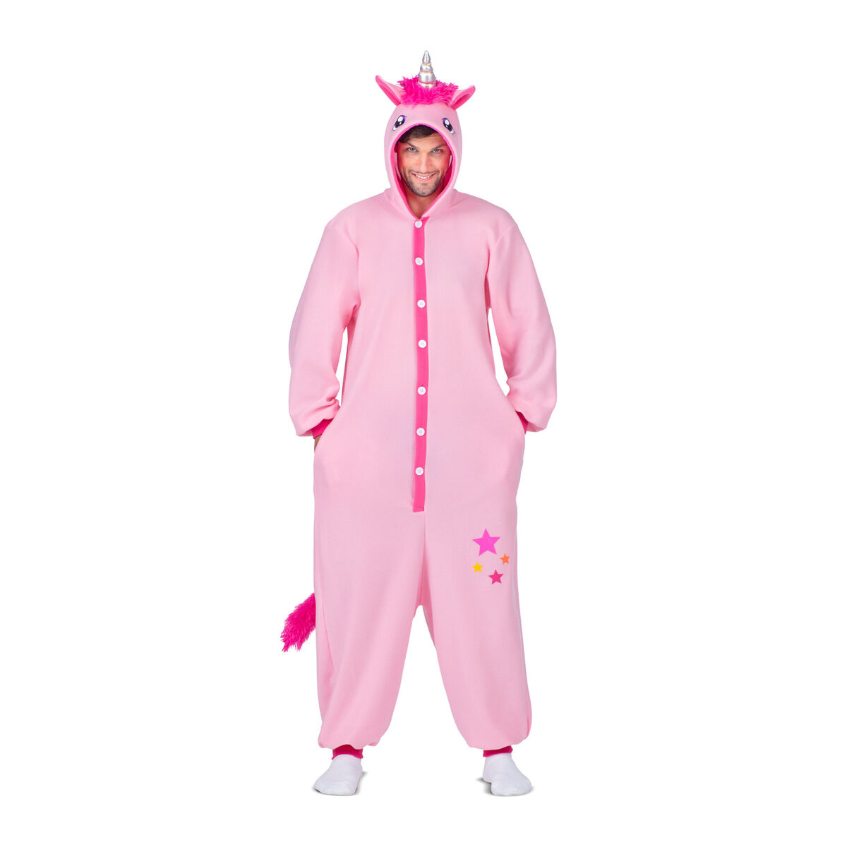 Costume for Adults My Other Me Pink Unicorn 2 Pieces