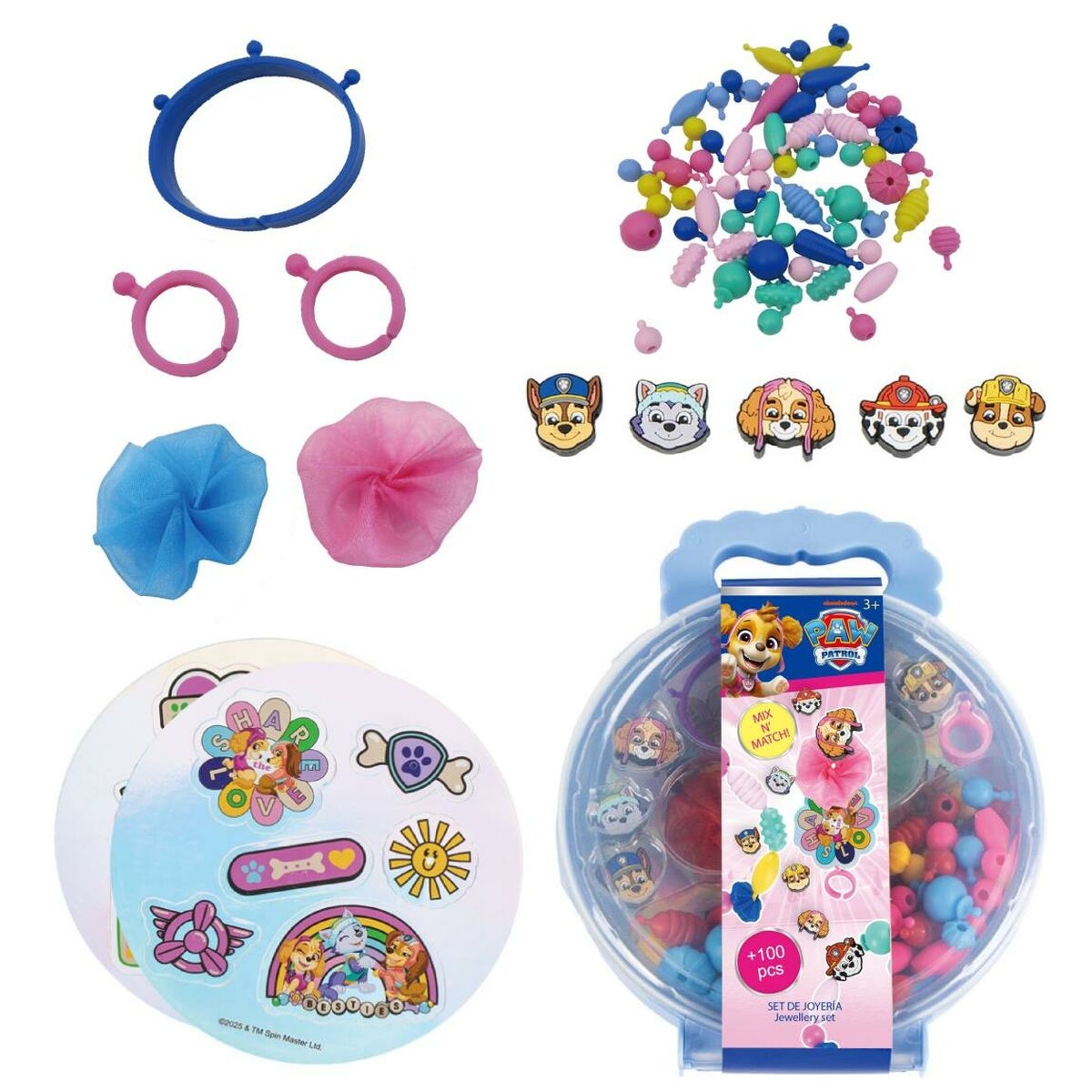 Glass beads The Paw Patrol
