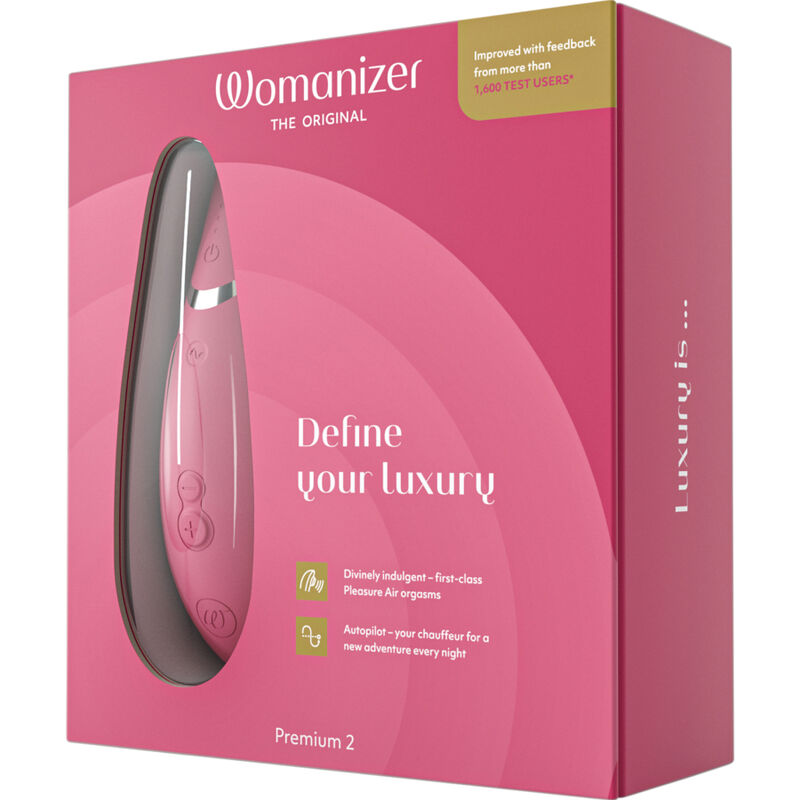 WOMANIZER - PREMIUM 2 CLITORAL STIMULATOR RASPBERRY