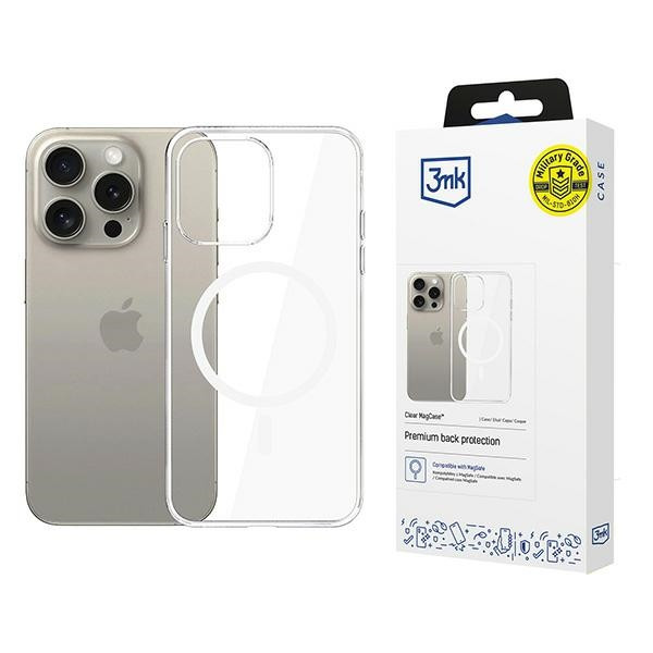 Etui 3MK Clear MagCase do Apple iPhone 15 Pro Max