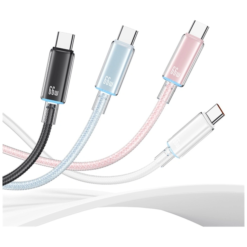 Kabel USB-A / USB-C USAMS Cloud Series US-SJ658 6A 12m biały