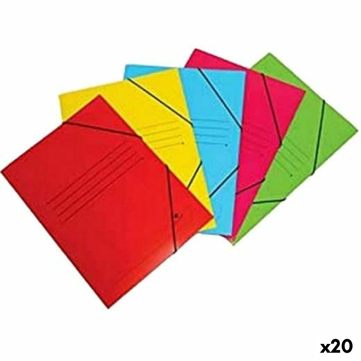 Folder Mariola Rubber Green 34 x 25 cm Din A4 (20 Units)