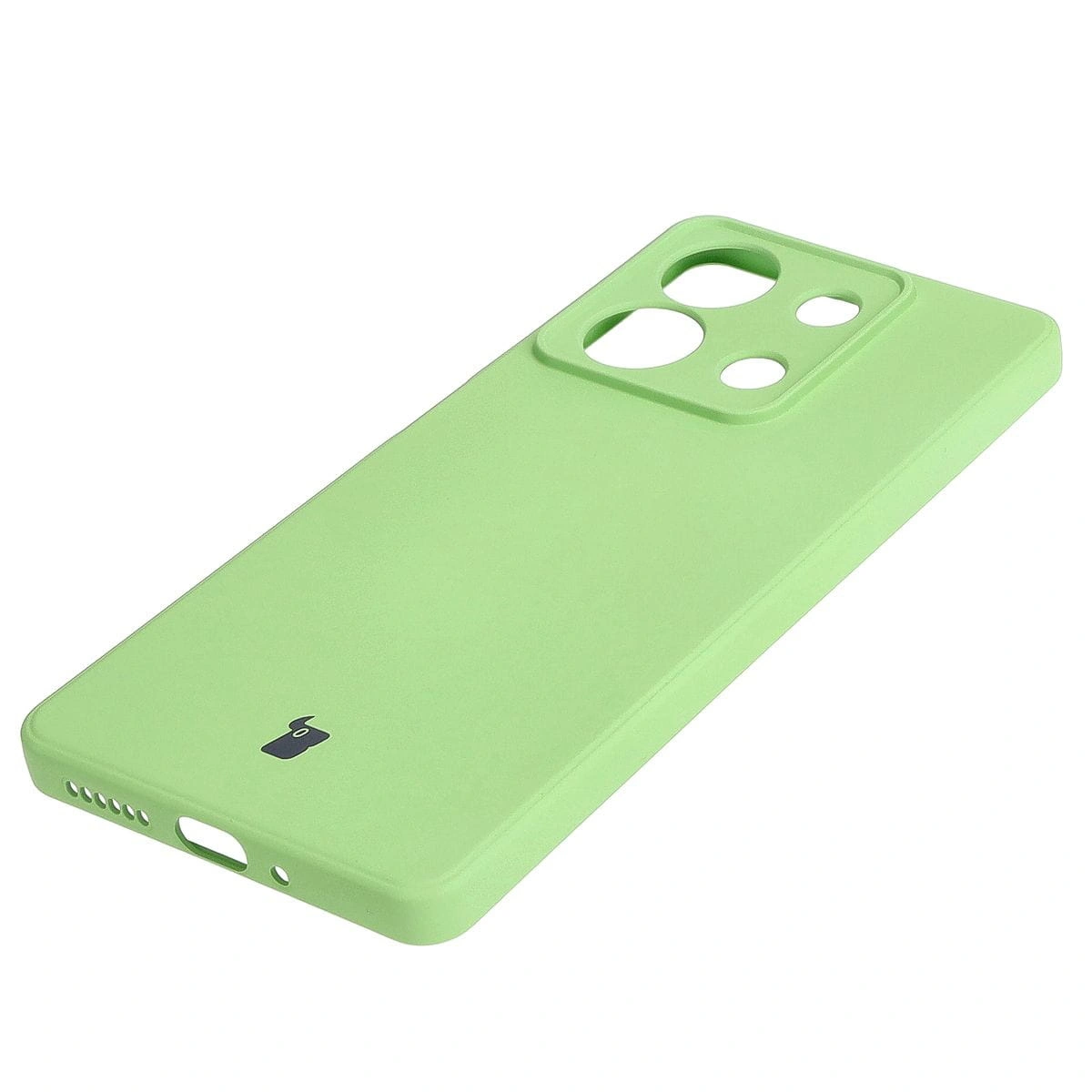 Bizon Case Silicone Sq Xiaomi Redmi Note 13 5G light green