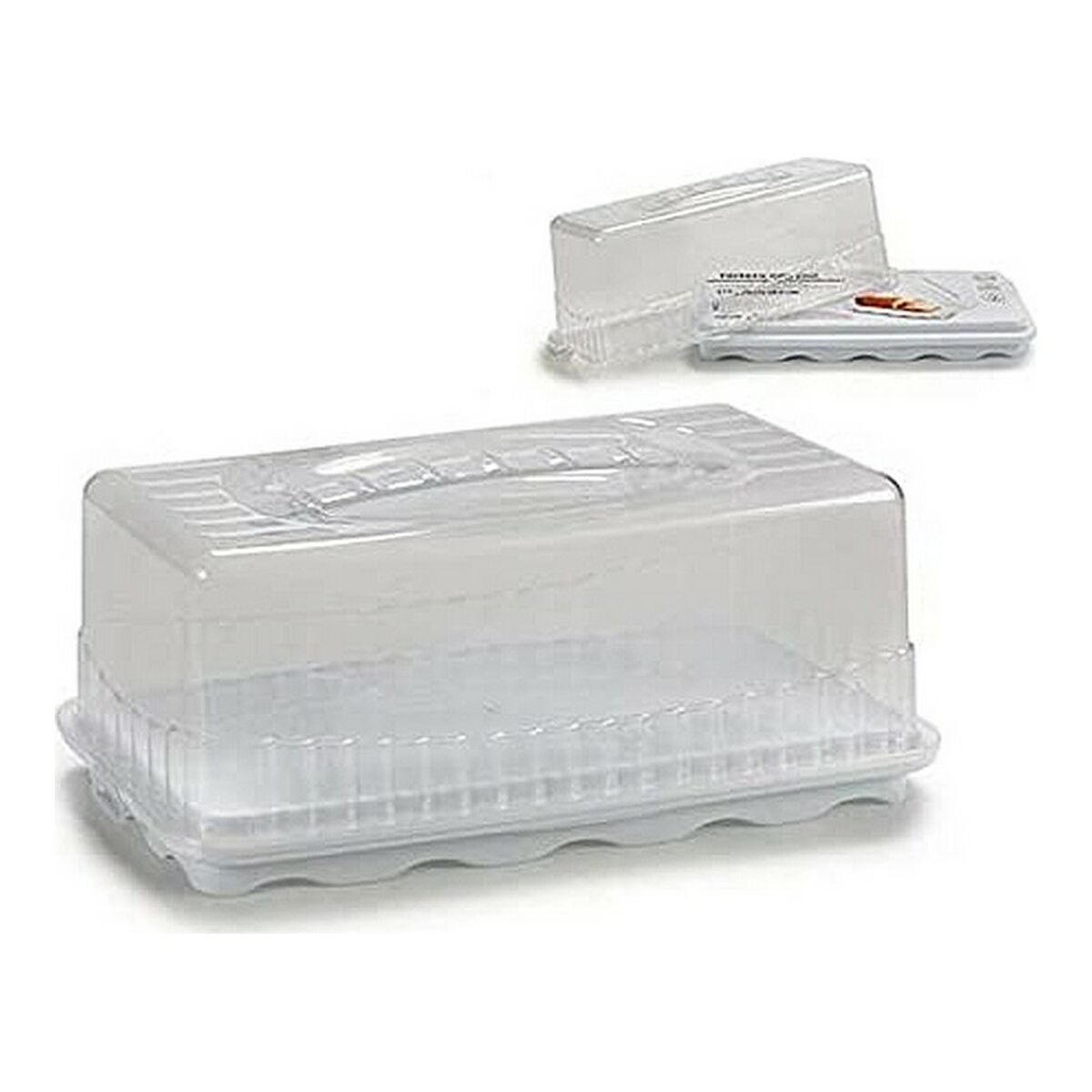 Lunch box White Plastic (16,5 x 15 x 35 cm)