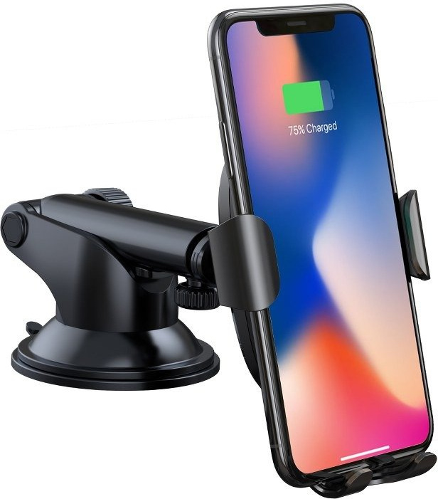 Baseus Gravity Car Mount with inductive charger Qi (Black)