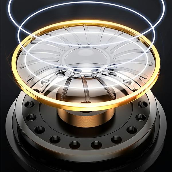 USAMS Earphones stereo EP-43 metal USB-C dark green HSEP4302