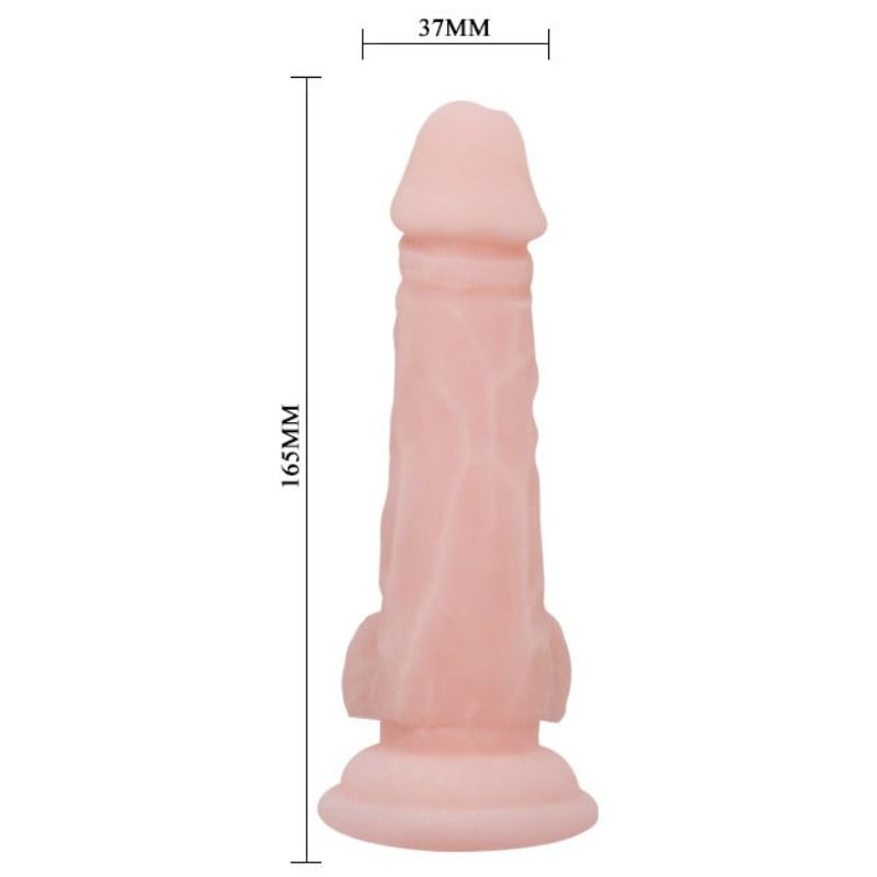 BAILE - SUPER DILDO REALISTIC DILDO FLESH 16.5 CM