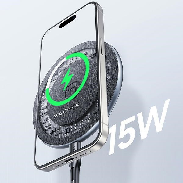 USAMS US-CD223 15W wireless charger black