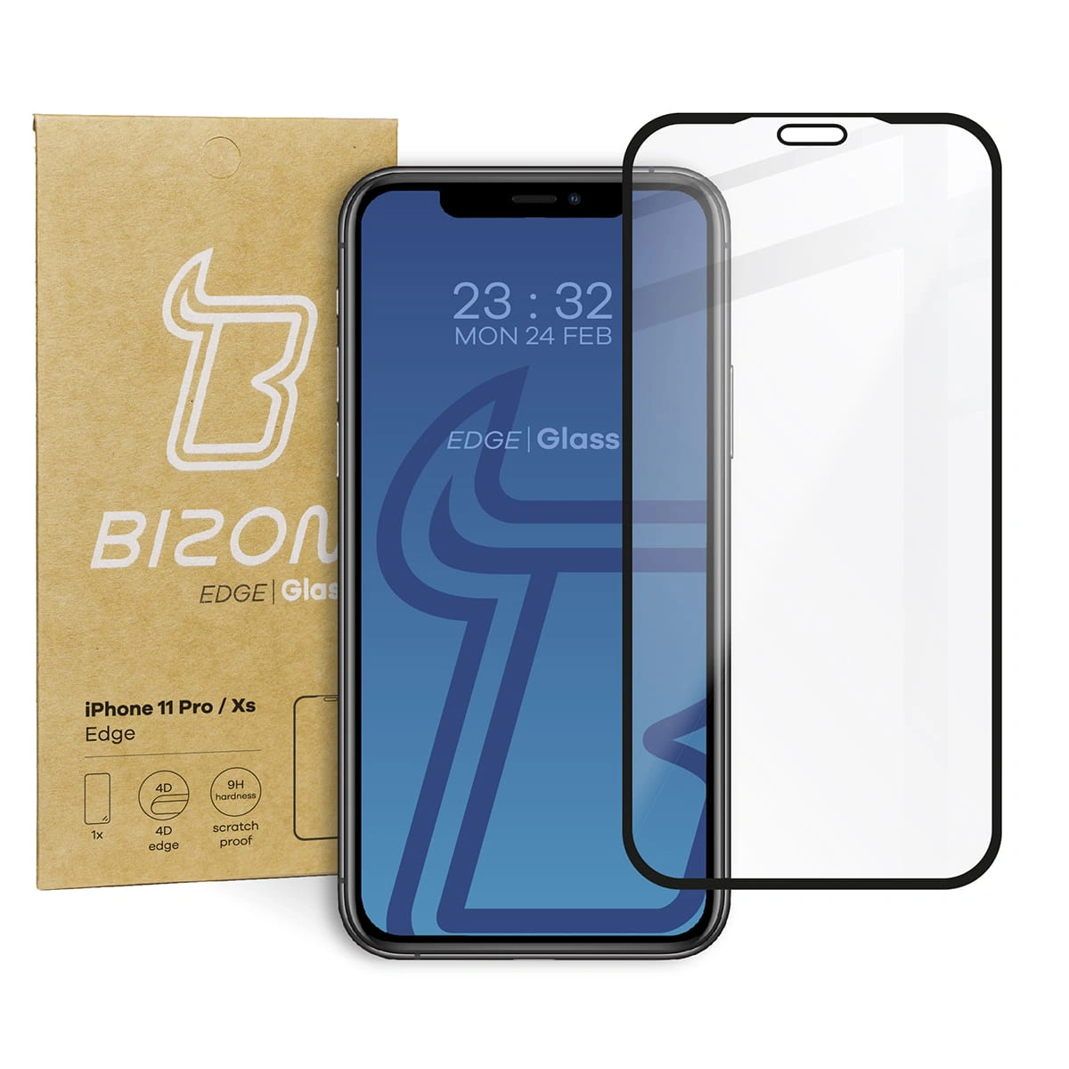 Bizon Glass Edge Apple iPhone 11 Pro / Xs black