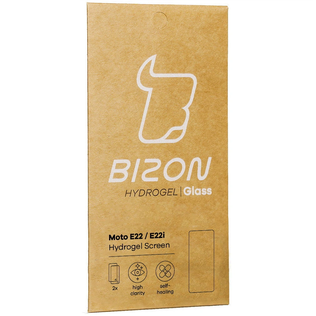 Bizon Glass Hydrogel Motorola Moto E22 / E22i [2 PACK]