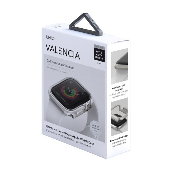 UNIQ Valencia Apple Watch Series 5/4 40MM titanium silver