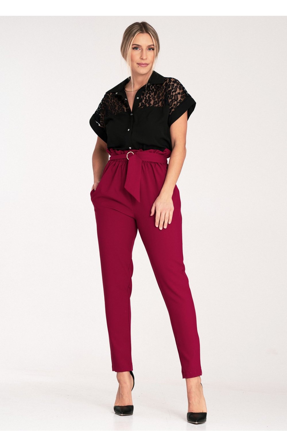  Short sleeve shirt model 204319 Figl  black