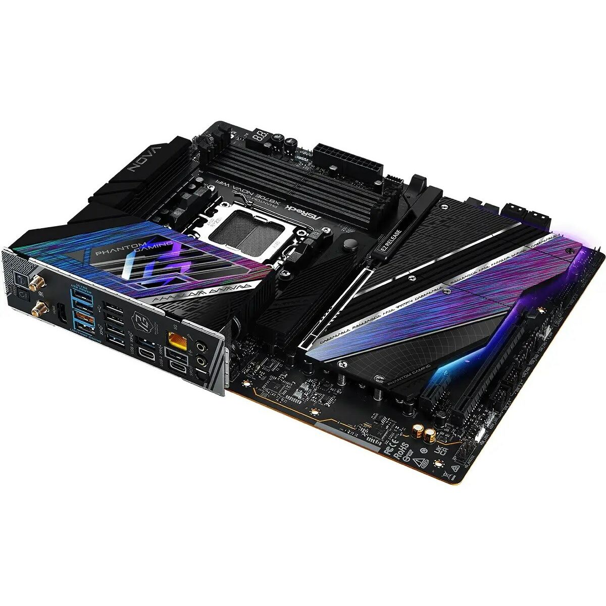 Motherboard ASRock X870E Nova WiFi Intel Wi-Fi 6 AMD AM5 AMD X870 (AMD AM5)