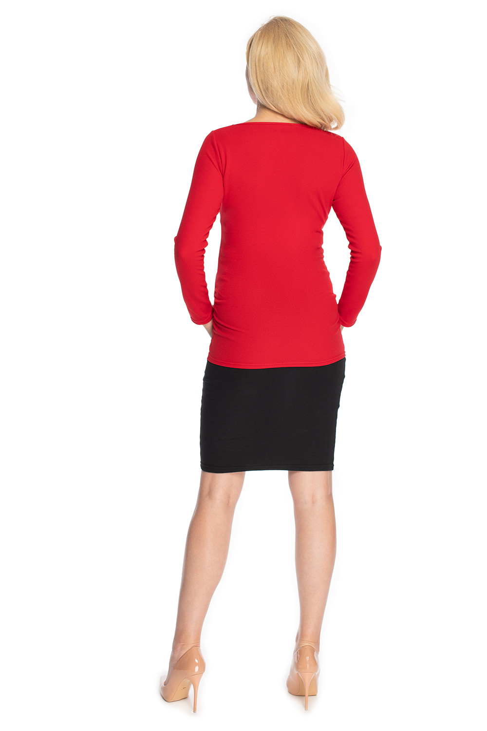  Blouse model 147519 PeeKaBoo  red